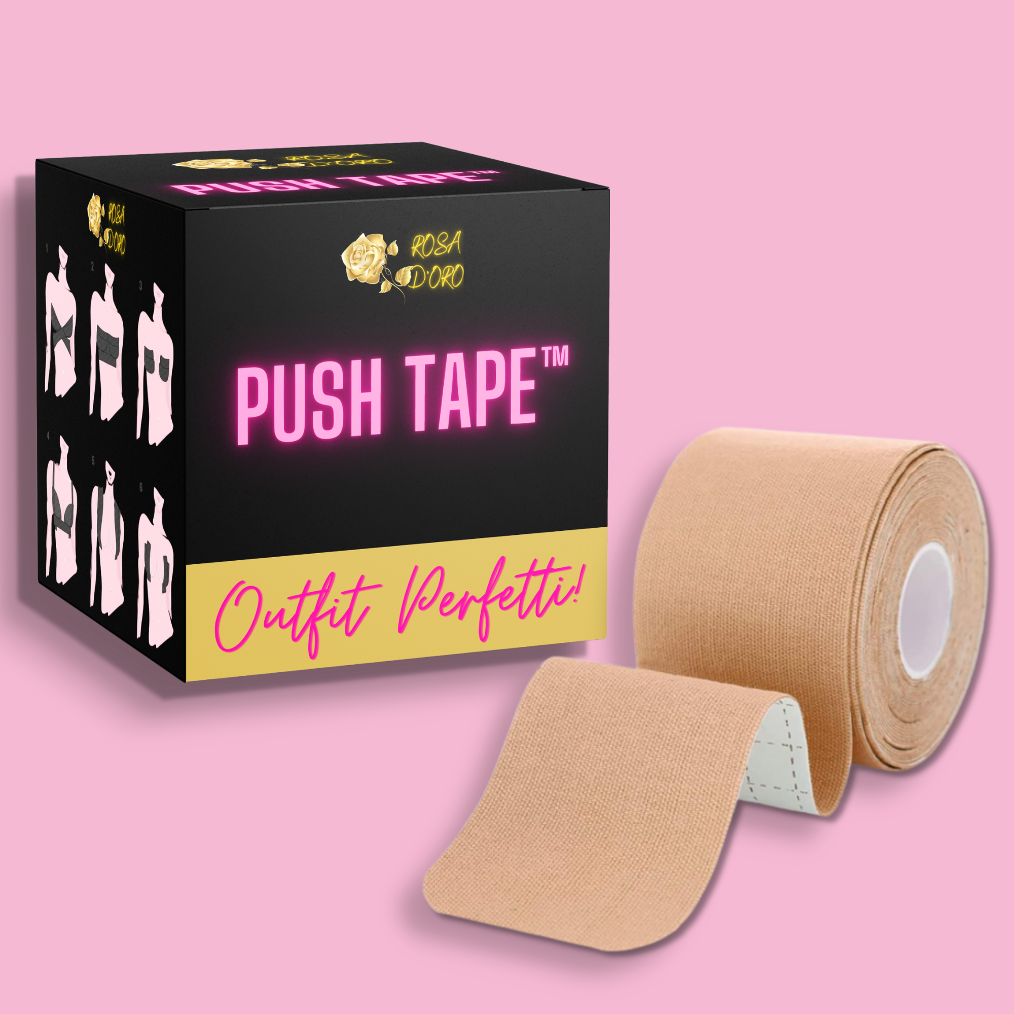 PushTape™ Invisibile - I tuoi outfit diventeranno perfetti!